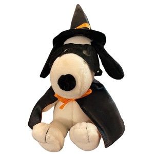 Vintage Metlife Peanuts Snoopy Halloween Witch Wizard Cape Rare P5
